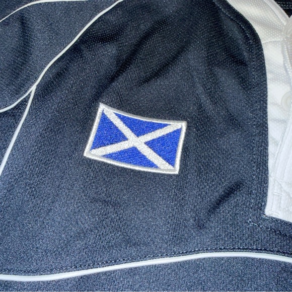 Scotland Kids Rugby Jersey - Blue and White - Picture 6 of 7